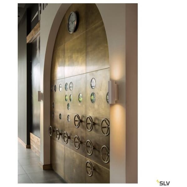 SLV Plastra Tube Vegglampe GU10 Hvit Gips