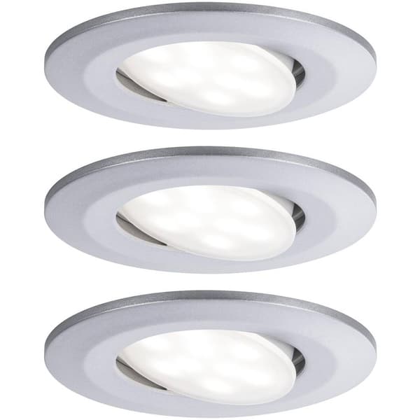 Paulmann Calla LED-badrumsbelysning inbyggnad Set 3 st 18 W IP65 Krom (matt)