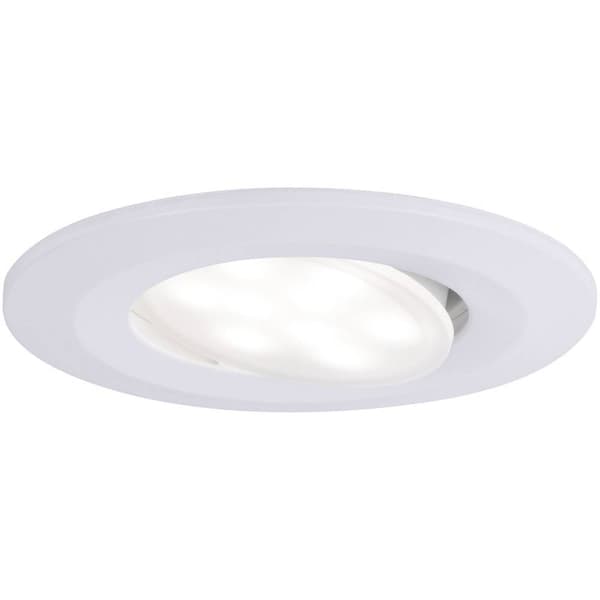 Paulmann Calla LED-badrumsbelysning inbyggnad 6.5 W IP65 Matt vit