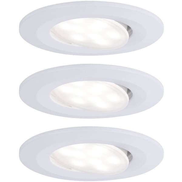 Paulmann Calla LED-badrumsbelysning inbyggnad Set 3 st 18 W IP65 Matt vit