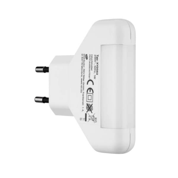 REV 00337171 Nattlampa LED Kallvit Vit