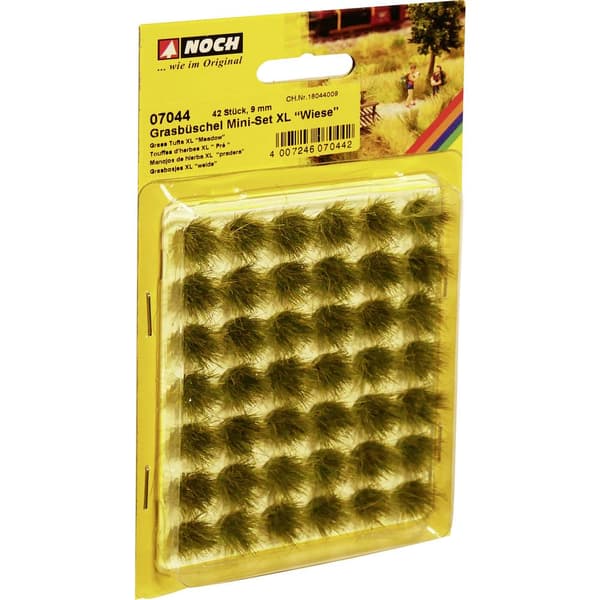 NOCH 0007044 Grästuva Äng 9 mm Äng Multifärg