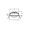 Miniatyrbild 4 av 4: Brumberg 39363073 39363073 LED-inbyggnadsbelysning LED 6 W Vit