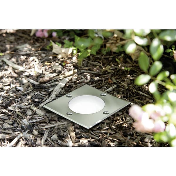 Paulmann 93993 Utomhusbelysning inbyggnad GU10 LED 3.5 W Rostfritt stål Svart, Silver