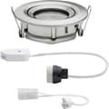 Miniatyrbild 1 av 4: Paulmann Nova Badrumsbelysning downlight Halogen GU10, GU5.3 35 W IP65 Järn (borstad)
