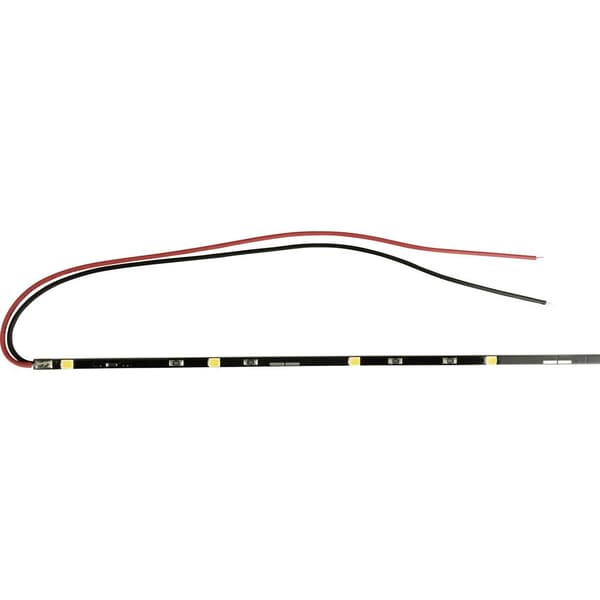 Conrad Components 1343330 LED-list med öppen kabelände 12 V 330 mm Kallvit 1 st