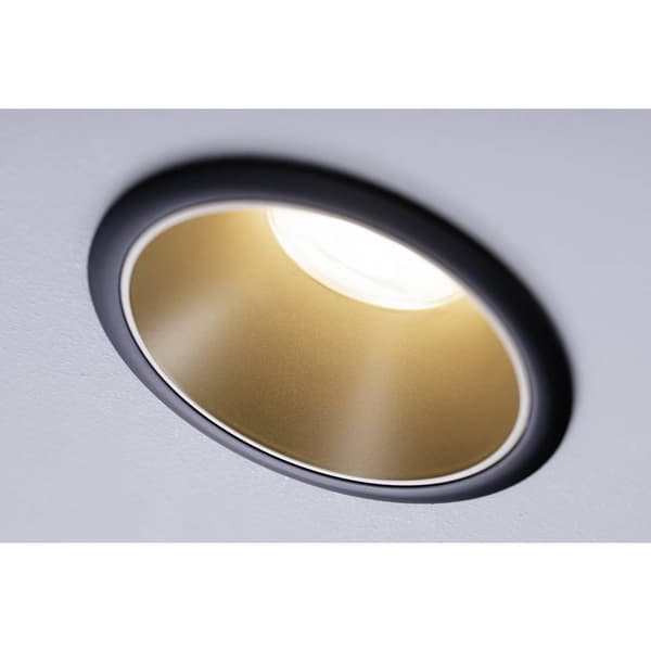 Paulmann 93395 LED-inbyggnadsbelysning GU10 Svart (matt), Guld