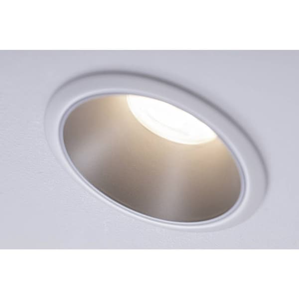 Paulmann 93398 LED-inbyggnadsbelysning LED GU10 10 W Matt vit, Silver