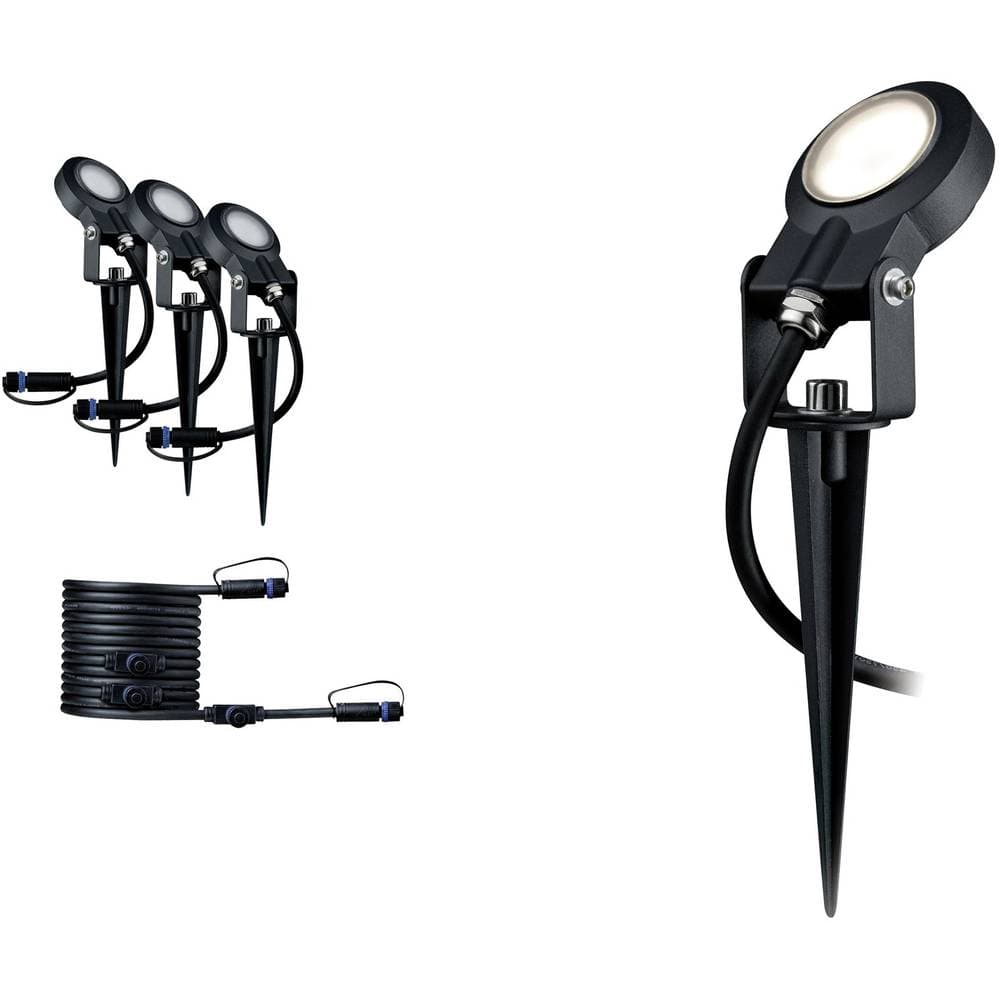Belysningssystem Plug&Shine Paulmann Spot Sting Ergänzungsset IP67 93689 N/A Max. effekt: 18 W Varmvit N/A