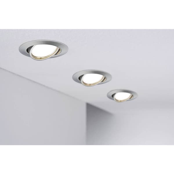 Paulmann 93399 LED-inbyggnadsbelysning LED GU10 Järn (borstad)