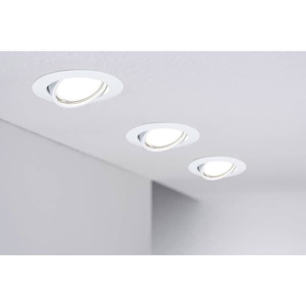Paulmann 93400 LED-inbyggnadsbelysning Set 10 st LED GU10 Vit