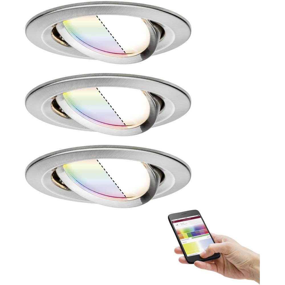 LED-inbyggnadsbelysning Paulmann 92965 N/A Max. effekt: 15.6 W Varmvit N/A