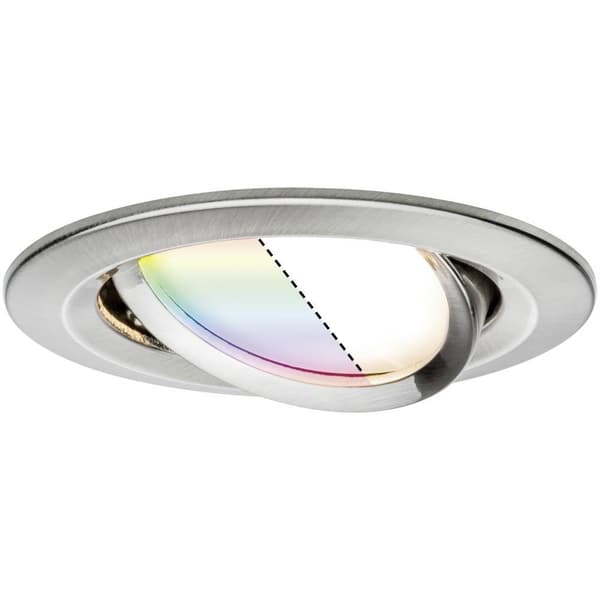 Paulmann 92964 LED-inbyggnadsbelysning LED 5.2 W Järn (borstad)