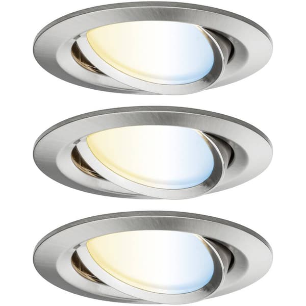 Paulmann 92962 LED-inbyggnadsbelysning LED 18 W Järn (borstad)
