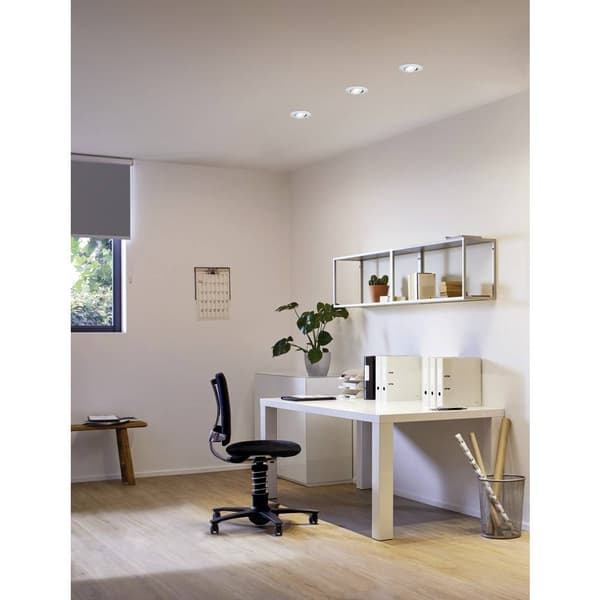 Paulmann 92962 LED-inbyggnadsbelysning LED 18 W Järn (borstad)