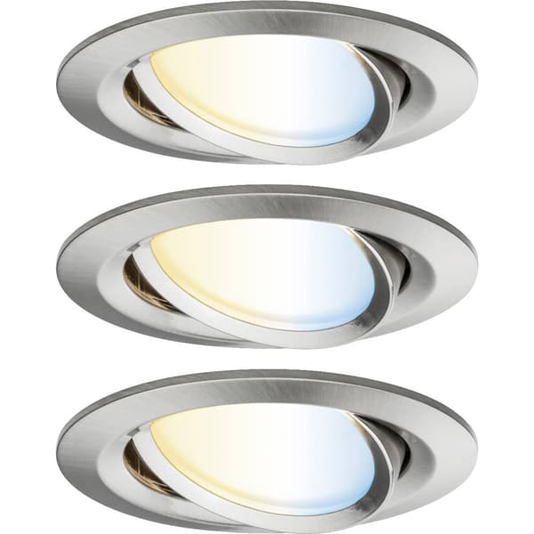 Paulmann 92962 LED-inbyggnadsbelysning LED 18 W Järn (borstad)