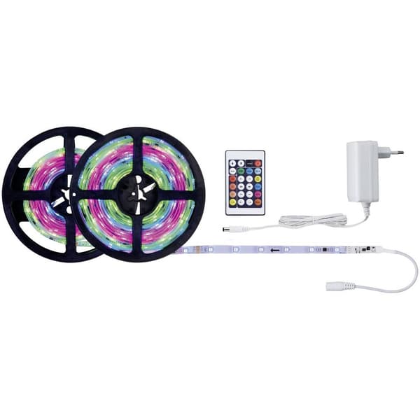 Paulmann FN SimpLED Strip 7,5m 70514 LED-list med kontakt 12 V 7.5 m RGB 1 set Vit
