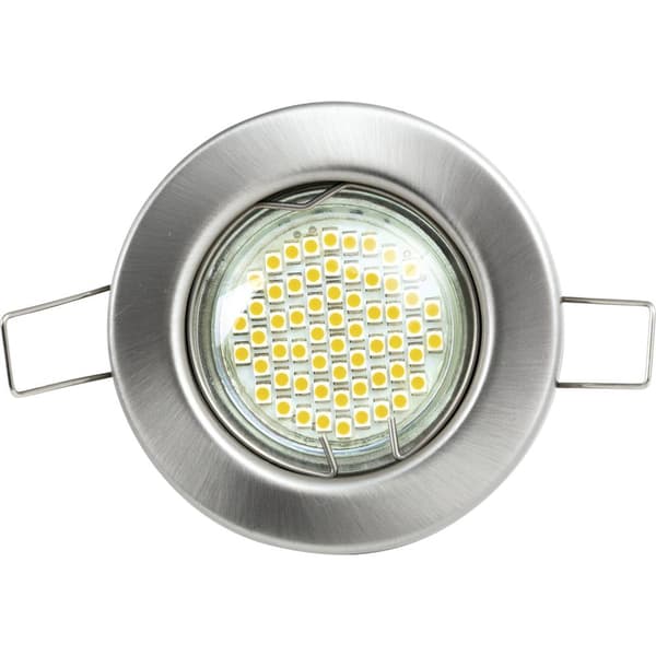 Heitronic 23550 DL5701 Inbyggnadsbelysning LED GU5.3 35 W Rostfritt stål (borstat)