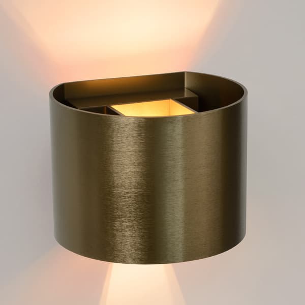 Lucide Xio Vegglampe Rund G9 Brun
