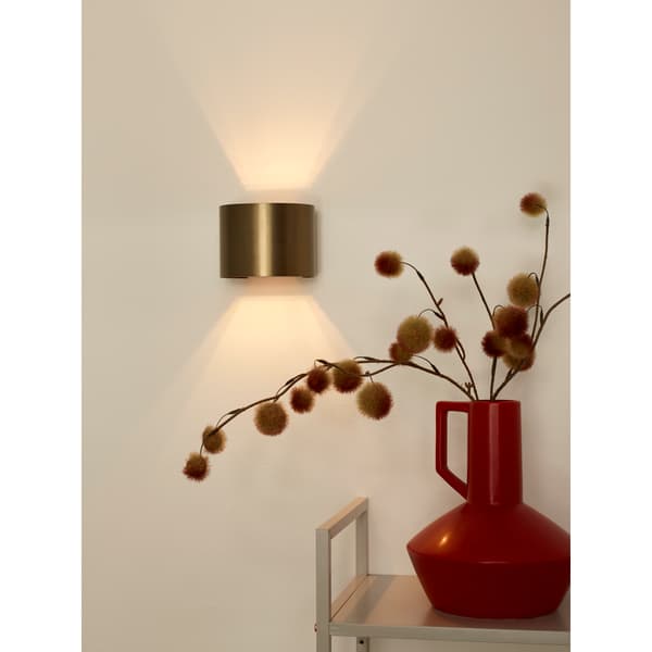 Lucide Xio Vegglampe Rund G9 Brun