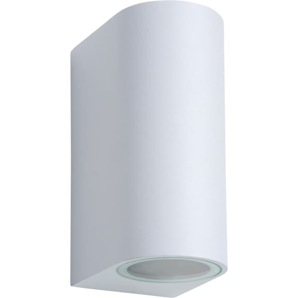 Lucide Zora 2 Utendørs Vegglampe 2xGU10 IP44 Hvit