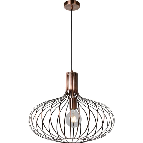 Lucide Manuela Pendellampe 50cm E27 Rød Kobber