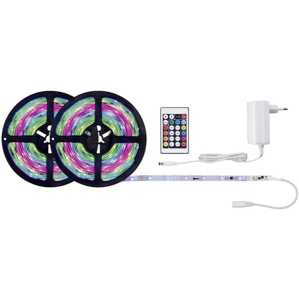 Paulmann FN SimpLED Strip RGB 70515 LED-list med kontakt 12 V 5 m RGB 1 st Vit