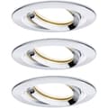 Miniatyrbild 1 av 4: Paulmann Nova Plus Badrumsbelysning downlight Set 3 st LED LED 20.4 W IP65 Krom