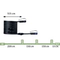 Miniatyrbild 2 av 3: Paulmann Pike 94242 Belysningssystem Plug&Shine LED-spotlightset, startpaket Set 3 st LED 10.5 W Varmvit Antracit