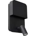 Miniatyrbilde 2 av 6: Lucide Boxer Vegglampe 3000K m/USB Ladeport Sort