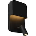 Miniatyrbilde 1 av 6: Lucide Boxer Vegglampe 3000K m/USB Ladeport Sort