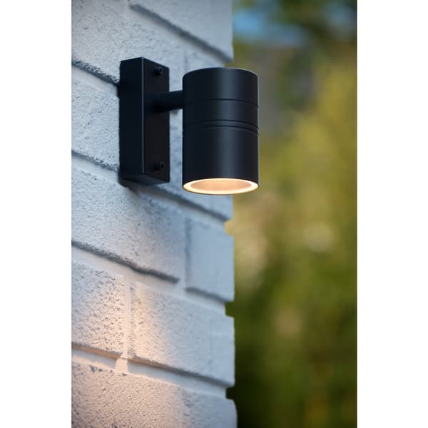 Lucide Arne Utendørs Vegglampe GU10 Sort