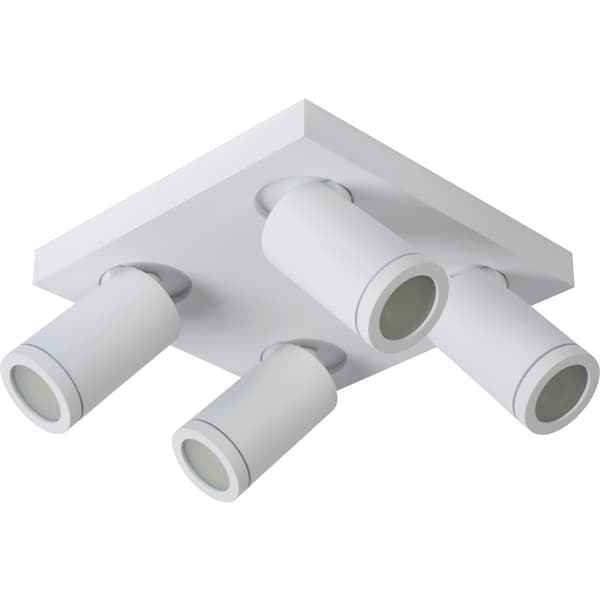 Lucide Taylor Takspot Baderom 4xGU10 IP44 Hvit
