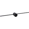 Miniatyrbilde 2 av 5: Lucide Mizar Vegglampe Baderom 60cm 6W IP44 Sort