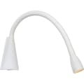 Miniatyrbilde 6 av 9: Lucide Galen Vegglampe 3W 3000K m/Fleksibel Arm Hvit