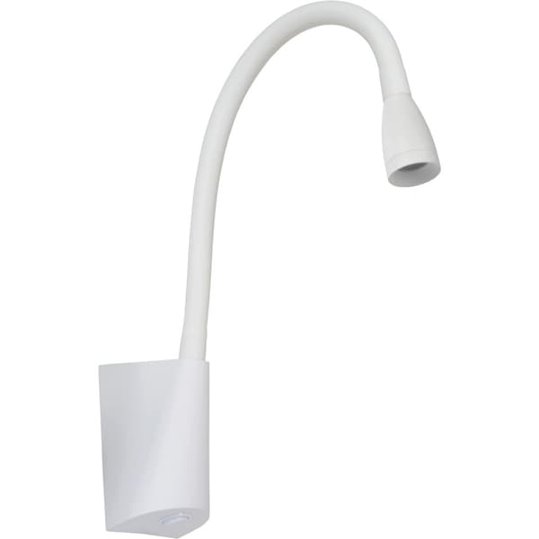 Lucide Galen Vegglampe 3W 3000K m/Fleksibel Arm Hvit