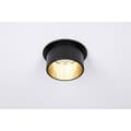 Miniatyrbild 3 av 4: Paulmann 93378 LED-inbyggnadsbelysning LED LED fast installerad 6 W Svart (matt), Guld