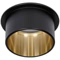 Miniatyrbild 2 av 4: Paulmann 93378 LED-inbyggnadsbelysning LED LED fast installerad 6 W Svart (matt), Guld
