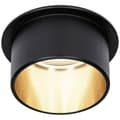 Miniatyrbild 1 av 4: Paulmann 93378 LED-inbyggnadsbelysning LED LED fast installerad 6 W Svart (matt), Guld