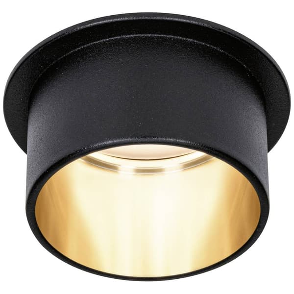 Paulmann 93378 LED-inbyggnadsbelysning LED LED fast installerad 6 W Svart (matt), Guld