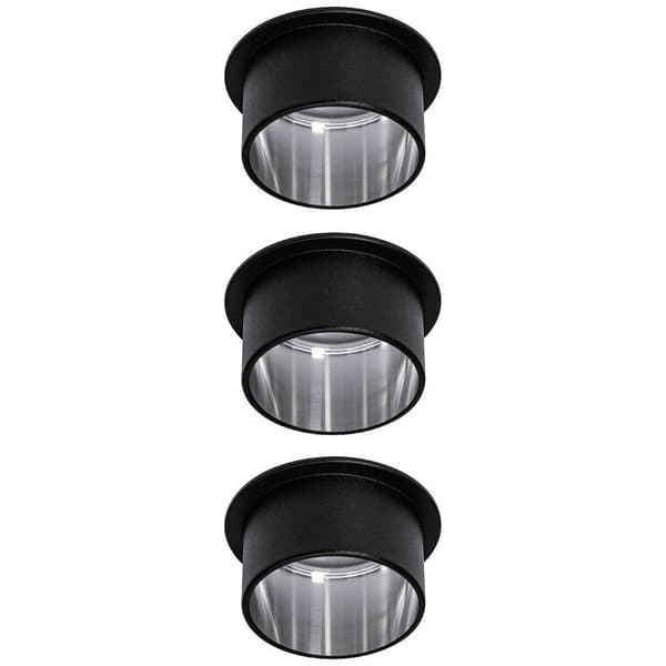 Paulmann 93383 LED-inbyggnadsbelysning 19.5 W Svart, Järn