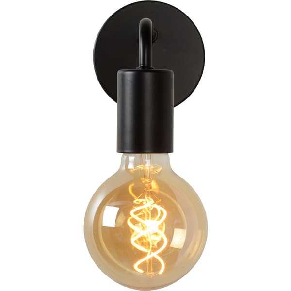 Lucide Scott Vegglampe E27 Sort