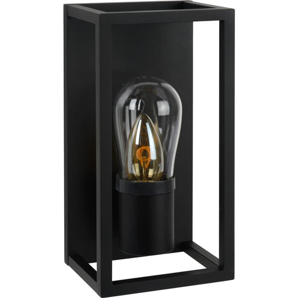 Lucide Carlyn Vegglampe Baderom E14 Sort