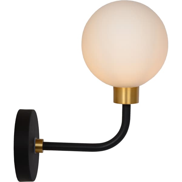 Lucide Berend Vegglampe Baderom Lav G9 33W Sort