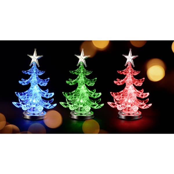 Sygonix SY-4722058 Julgran RGB Transparent, Silver