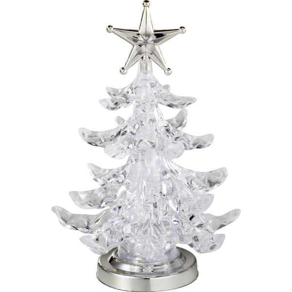 Sygonix SY-4722058 Julgran RGB Transparent, Silver