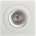 Miniatyrbilde 6 av 7: Namron Alfa downlightramme firkant enkel matt hvit