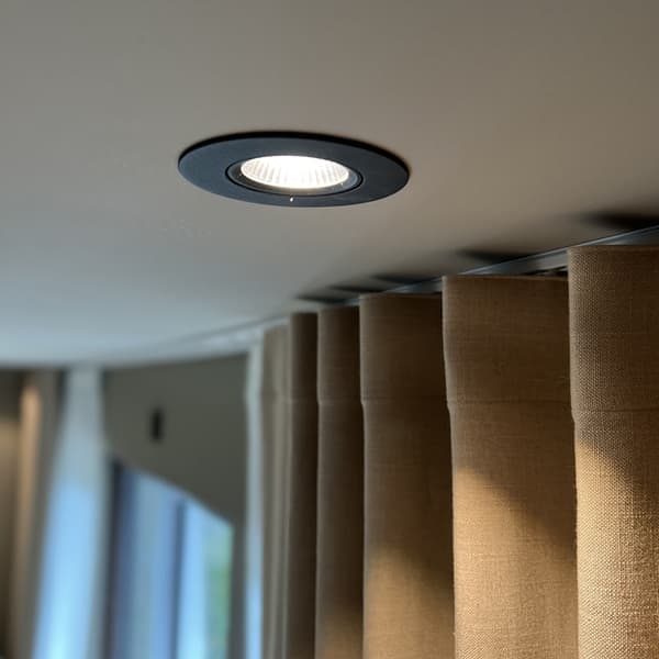 Namron Alfa Eco Downlight WarmDim 8W matt sort