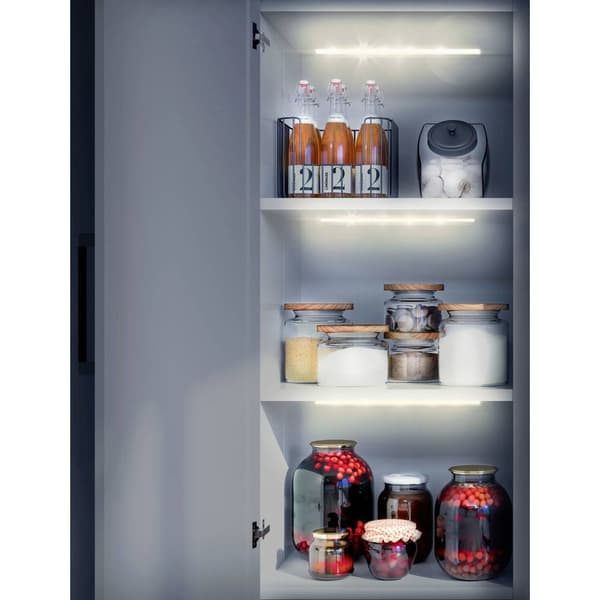 Ansmann cabinet-light-medium LED-belysning infälld med rörelsedetektor LED LED fast installerad 18 W Kallvit, Naturvit,