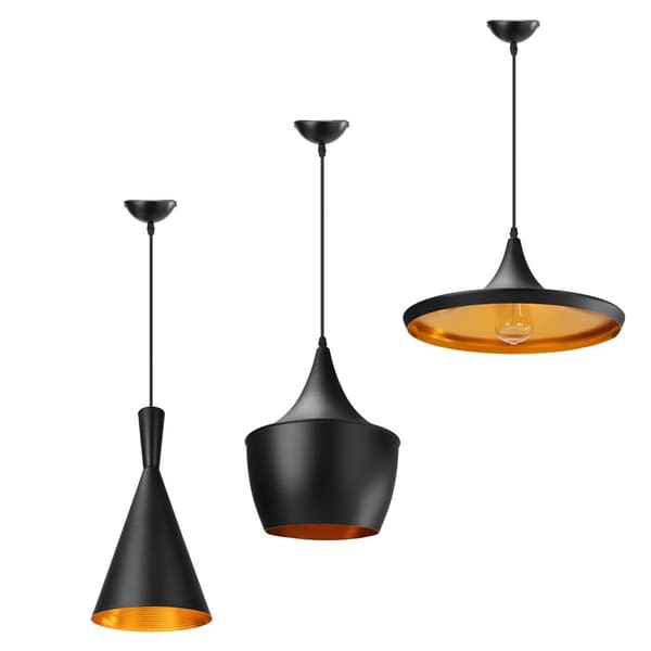 Detaljer om moderne industrielle lysekroner hængende loftslampe